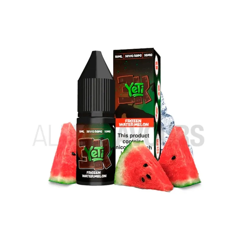 líquido con sales de nicotina Frozen Watermelon de Yeti con sabor a sandía