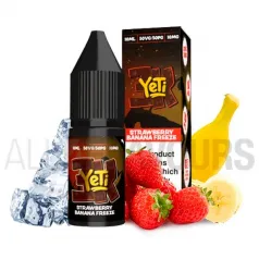 líquido con sales de nicotinaStrawberry Banana de Yeti con sabor a plátano y fresas