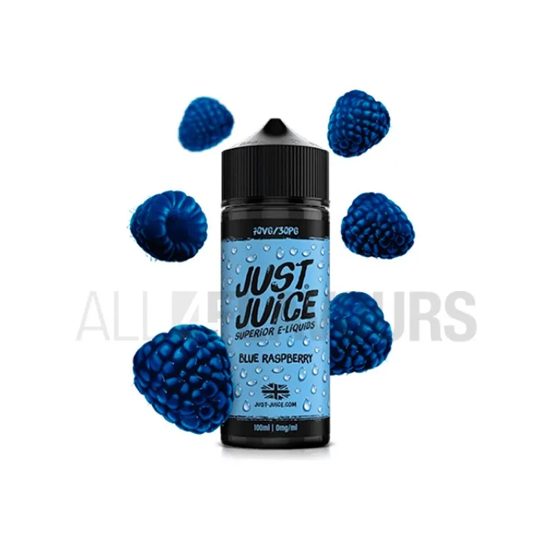 Líquido vaper 100 ml blue raspberry just juice sin noctina sabor a frambuesas Líquido vaper 100 ml blue raspberry just juice sin noctina sabor a frambuesas