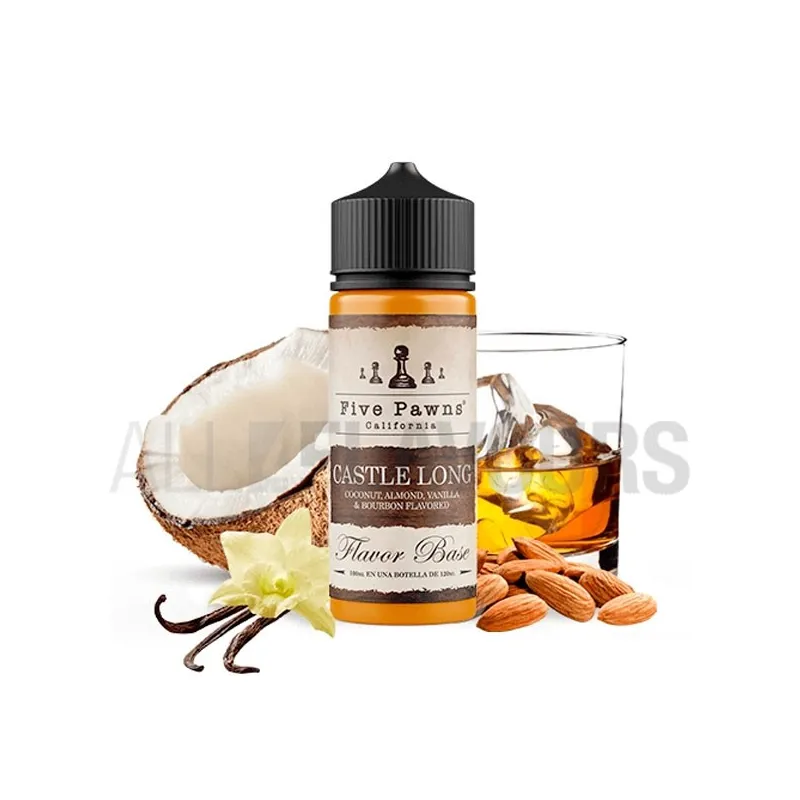 líquido vaper sin nicotina sabor dulce Castle Long 100 ml Five Pawns líquido vaper sin nicotina sabor dulce Castle Long 100 ml Five Pawns
