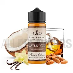 líquido vaper sin nicotina sabor dulce Castle Long 100 ml  Five Pawns