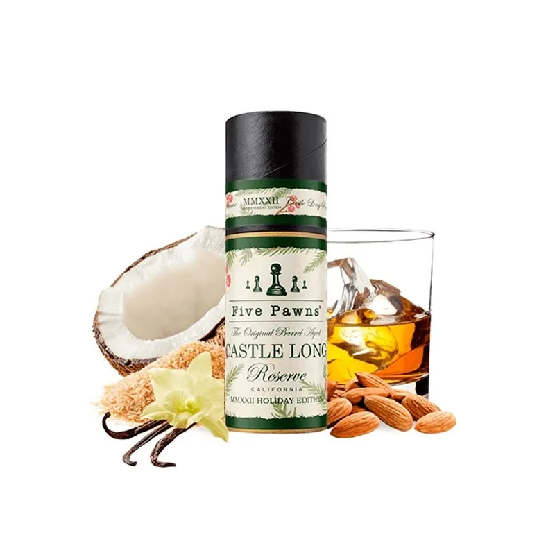 Líquido vaper sin nicotina sabor dulce Castle Long Reserve 60 ml Five Pawns Líquido vaper sin nicotina sabor dulce Castle Long Reserve 60 ml Five Pawns