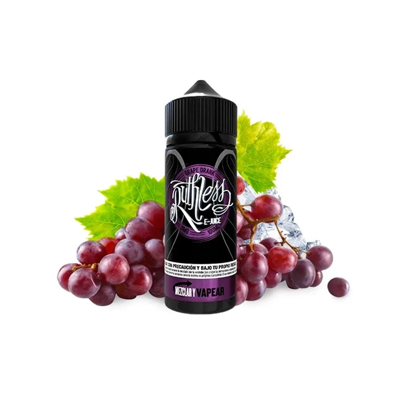 Líquido vaper sin nicotina sabor a uvas frescas On Ice Grape Drank 100 ml Ruthless Líquido vaper sin nicotina sabor a uvas frescas On Ice Grape Drank 100 ml Ruthless