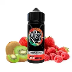 Líquido vaper sin nicotina sabor a kiwi y fresas Strizzy 100 ml Ruthless