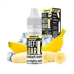 Líquido sales nicotina sabor a plátano con frescor Banana Ice 10 ml Refill Bar