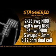 Resistencias Staggered Dapicoils