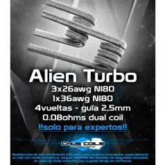 resistencias artesanales Resistencias Alien Turbo Chus Coils