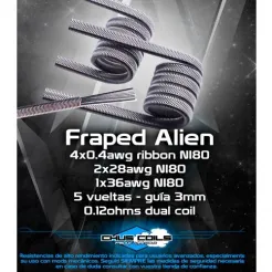 Resistencias Fraped Alien Chus Coils