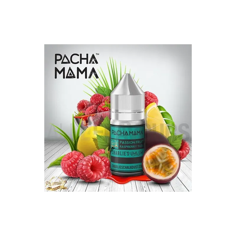 aroma vapeo sin nicotina sabor frutal Passion Fruit Raspberry Yuzu 30 ml Pachamama aroma vapeo sin nicotina sabor frutal Passion Fruit Raspberry Yuzu 30 ml Pachamama