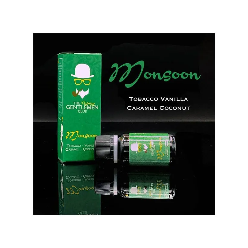 Extracto orgánico de tabaco monsoon 11 ml sin nicotina the vaping gentlemen club Extracto orgánico de tabaco monsoon 11 ml sin nicotina the vaping gentlemen club