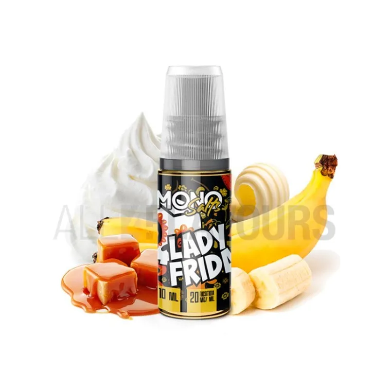 Líquido sales de nicotina Lady Frida 10 ml 20 MG Mono Ejuice Salts sabor dulce y postre Líquido sales de nicotina Lady Frida 10 ml 20 MG Mono Ejuice Salts sabor dulce y postre