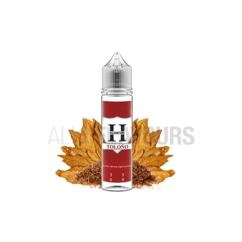 Líquido vapeo sin nicotina Toloño 40 ml Herrera E-liquid con sabor a tabaco Líquido vapeo sin nicotina Toloño 40 ml Herrera E-liquid con sabor a tabaco