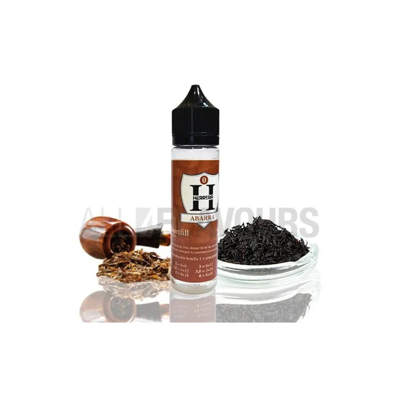 Líquido vapeo sin nicotina Abarra 40 ml Herrera E-liquid con sabor a tabaco Líquido vapeo sin nicotina Abarra 40 ml Herrera E-liquid con sabor a tabaco