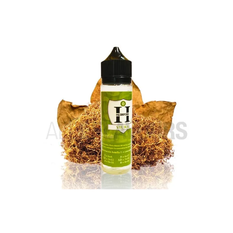 Líquido vapeo sin nicotina Viura 40 ml Herrera E-Liquid con sabor a tabaco Líquido vapeo sin nicotina Viura 40 ml Herrera E-Liquid con sabor a tabaco