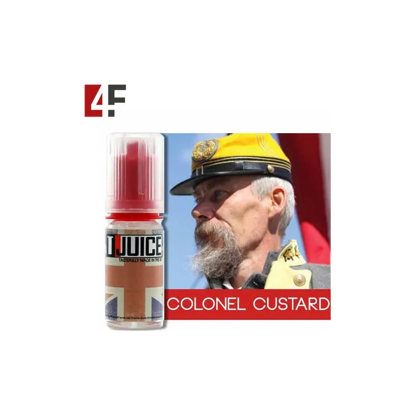 aroma vapeo sin nicotina Colonel Custard 10 ml-30 ml- T-juice aroma vapeo sin nicotina Colonel Custard 10 ml-30 ml- T-juice