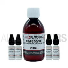 pack base 250 ml con nicotina en diferentes graduaciones al mejor precio online