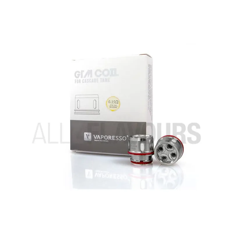 Resistencias de 0.4 ohmios vaporesso GTM Resistencias de 0.4 ohmios vaporesso GTM