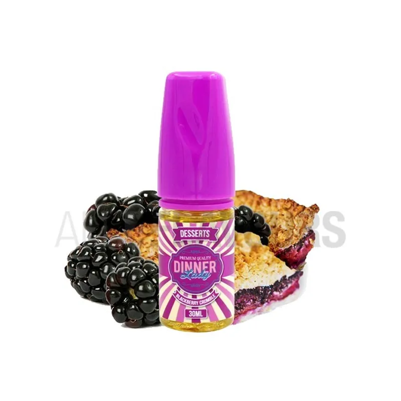 aroma vapeo sabor pastel dulce sin nicotina Blackberry Crumble 30 ml Dinner Lady aroma vapeo sabor pastel dulce sin nicotina Blackberry Crumble 30 ml Dinner Lady