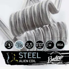 Bacterio Coils Steel Alien Triple Núcleo 0.07 Ohm