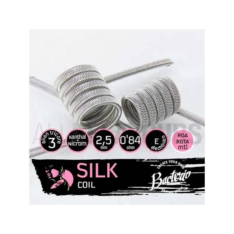 Bacterio Coils Silk MTL 0.84 Ohms