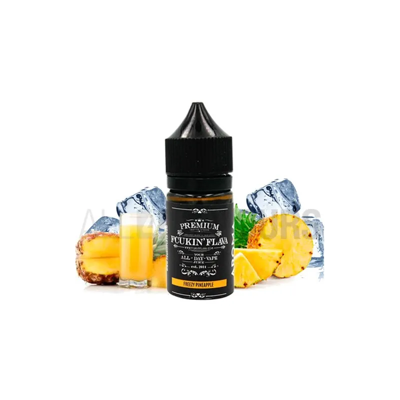 aroma vapeo sin nicotina Freezy Pineapple 30ml Fcukin Flava con sabor jugo de piña y frescor aroma vapeo sin nicotina Freezy Pineapple 30ml Fcukin Flava con sabor jugo de piña y frescor