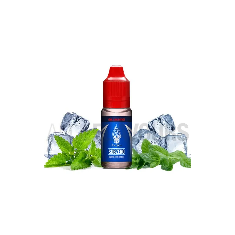 aroma vapeo sabor mentolado intenso Subzero 10 ml Halo aroma vapeo sabor mentolado intenso Subzero 10 ml Halo
