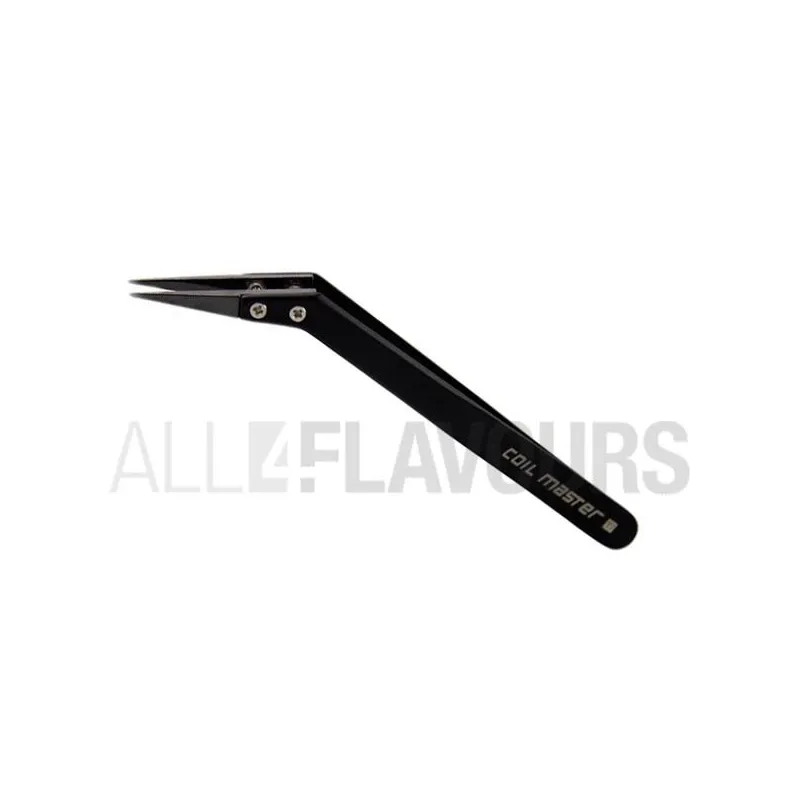 Pinzas cerámicas ángulo Coil Master Negro