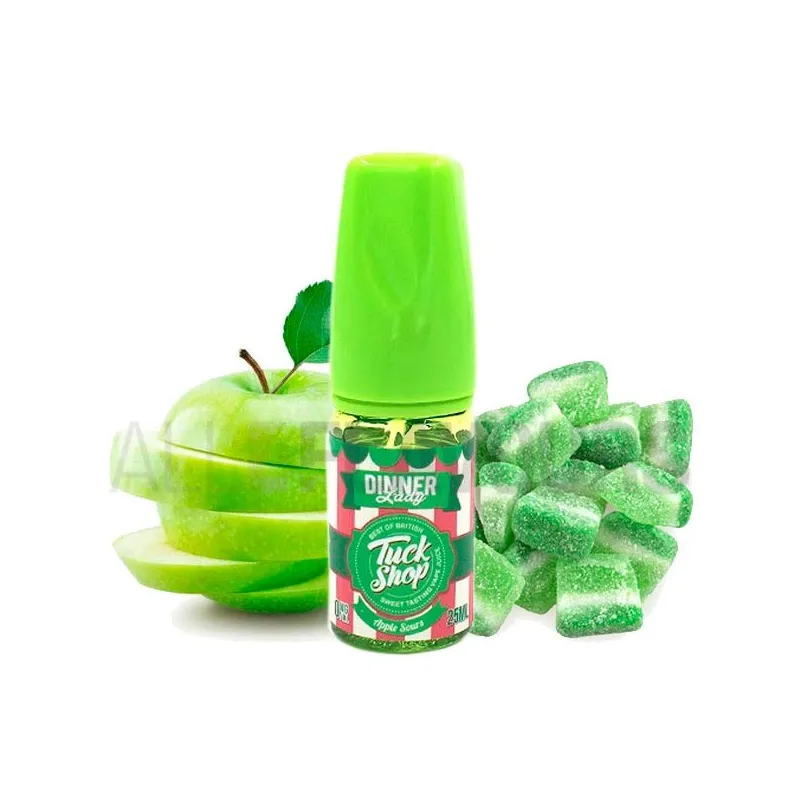 aroma concentrado vapeo sin nicotina Apple Sour 30 ml Dinner Lady sabor a caramelos de manzana aroma concentrado vapeo sin nicotina Apple Sour 30 ml Dinner Lady sabor a caramelos de manzana
