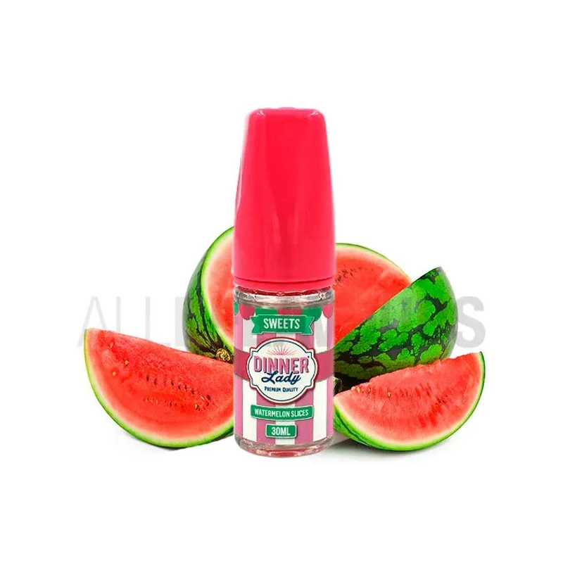 aroma vapeo sin nicotina Watermelon Slices 30 ml Dinner Lady con sabor a caramelo de sandía aroma vapeo sin nicotina Watermelon Slices 30 ml Dinner Lady con sabor a caramelo de sandía