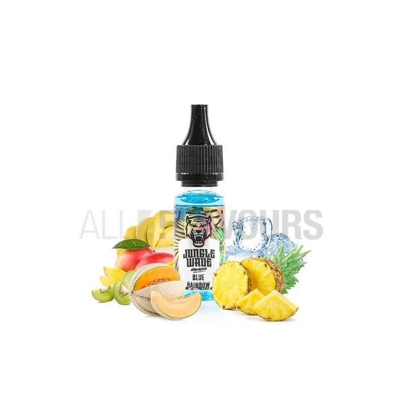 aroma vapeo sin nicotina sabor fresco frutal Blue Rainbow 10 ml Jungle Wave aroma vapeo sin nicotina sabor fresco frutal Blue Rainbow 10 ml Jungle Wave