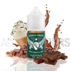 Aroma vapeo 30 ml don juan cafe de la marca americana Kings Crest