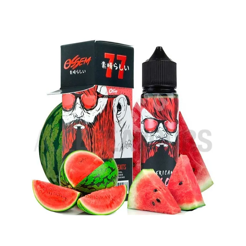 líquido vapeo sin nicotina American Melon 50 ml Ossem sabor a sandía líquido vapeo sin nicotina American Melon 50 ml Ossem sabor a sandía