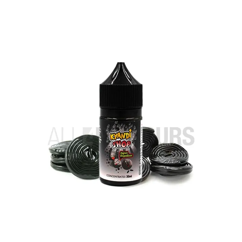 aroma vapeo para mezclar tus líquidos de vapeo con sabor a regaliz Super Regaliz 30 ml Kyandi Shop aroma vapeo para mezclar tus líquidos de vapeo con sabor a regaliz Super Regaliz 30 ml Kyandi Shop