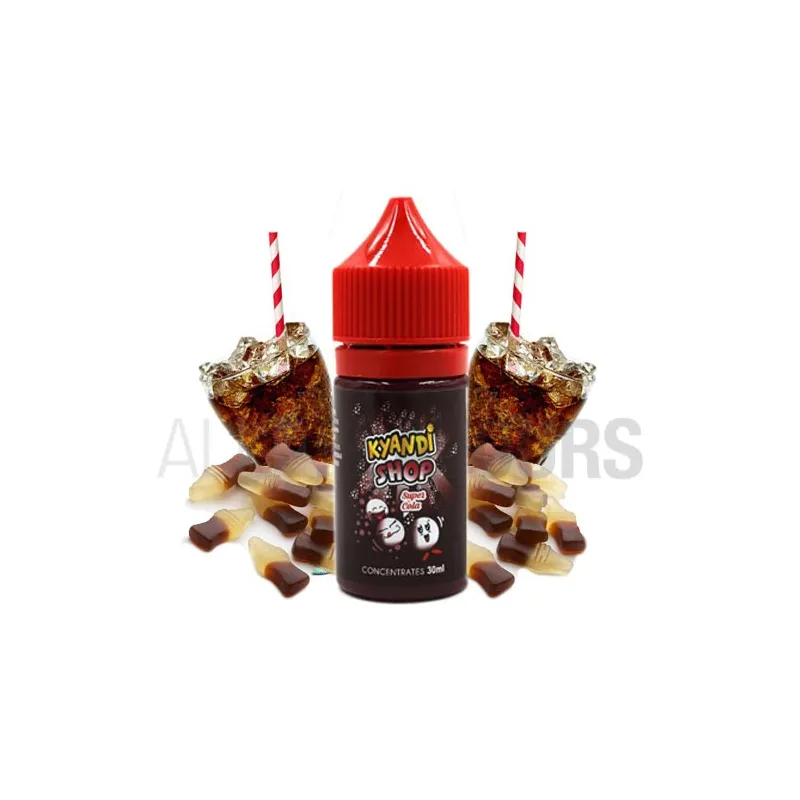 aroma vapeo sin nicotina con sabor a gominolas de cola Super Cola 30 ml Kyandi Shop aroma vapeo sin nicotina con sabor a gominolas de cola Super Cola 30 ml Kyandi Shop
