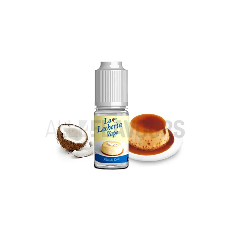 aroma vaper sin nicotina con sabor a flan de coco Flan de coco 10 ml La Lecheria Vape aroma vaper sin nicotina con sabor a flan de coco Flan de coco 10 ml La Lecheria Vape