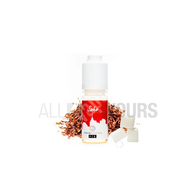aroma vapeo sabor a tabaco sin nicotina Soho 10 ml Nova aroma vapeo sabor a tabaco sin nicotina Soho 10 ml Nova