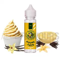 Concentrado de vapeo Goose juice 60 ml QUACK JUICE FACTORY sabor a natillas con algún ingrediente secreto.
