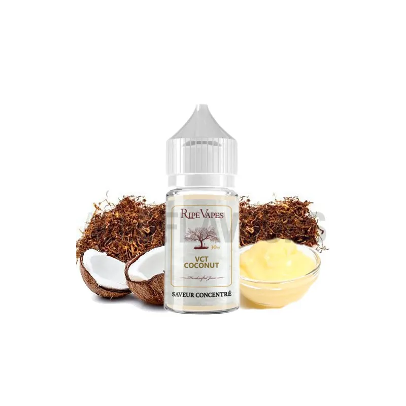 Aroma vaper sin nicotina VCT coconut ripe vapes 30 ml tabaco dulce Aroma vaper sin nicotina VCT coconut ripe vapes 30 ml tabaco dulce