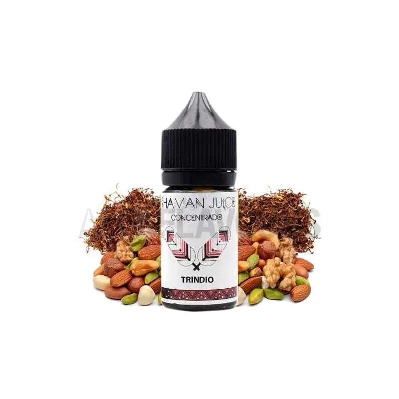 aroma vapeo sin nicotina Trindio 30 ml Shaman Juice con sabor a tabaco y frutos secos aroma vapeo sin nicotina Trindio 30 ml Shaman Juice con sabor a tabaco y frutos secos