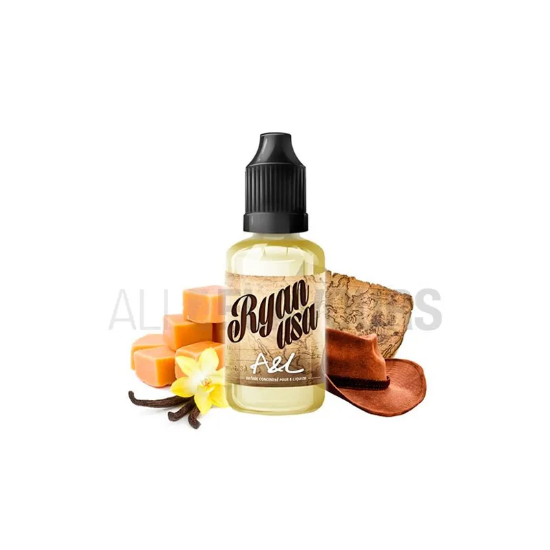 aroma vapeo sin nicotina ryan usa 30 ml marca A&L sabor tabaco aroma vapeo sin nicotina ryan usa 30 ml marca A&L sabor tabaco