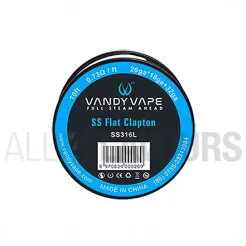 Hilo Resistivo Clapton SS Flat Vandy Vape