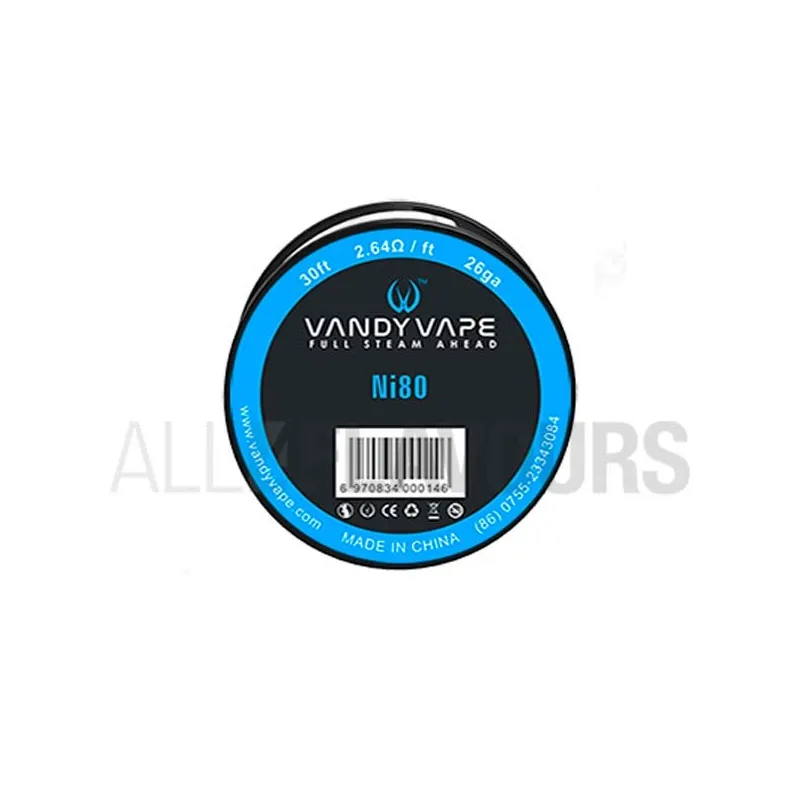 Hilo Resistivo NI80 26ga Vandy Vape