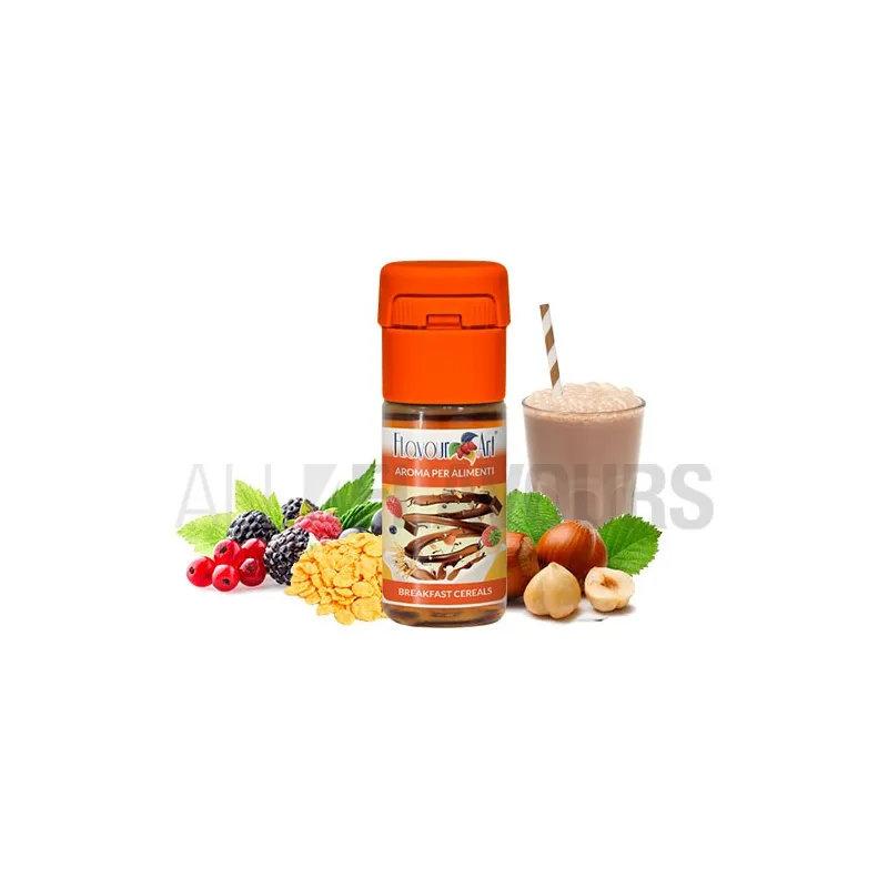 Aroma vapeo breakfast cereal 10 ml de la marca Italiana Flavour art Aroma vapeo breakfast cereal 10 ml de la marca Italiana Flavour art