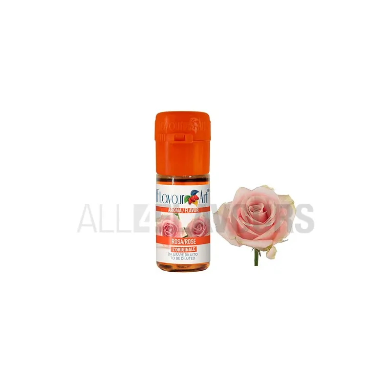 Aroma vapeo rosa 10 ml de la marca Italiana Flavour art Aroma vapeo rosa 10 ml de la marca Italiana Flavour art