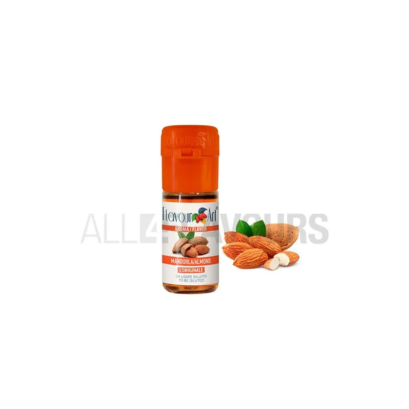 Aroma vapeo almendra 10 ml de la marca Italiana Flavour art Aroma vapeo almendra 10 ml de la marca Italiana Flavour art