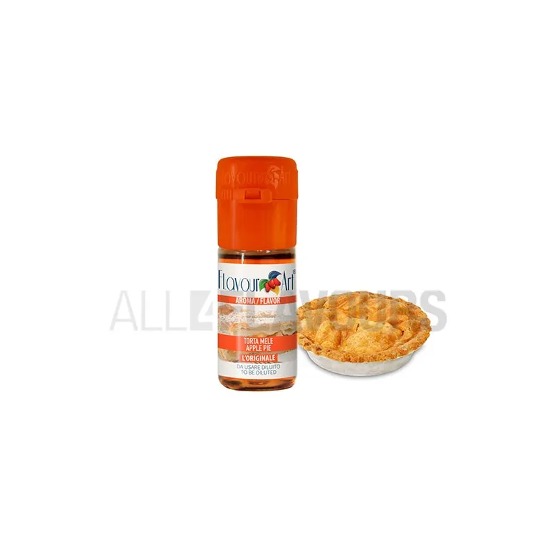Aroma vapeo tarta manzana 10 ml de la marca Italiana Flavour art Aroma vapeo tarta manzana 10 ml de la marca Italiana Flavour art