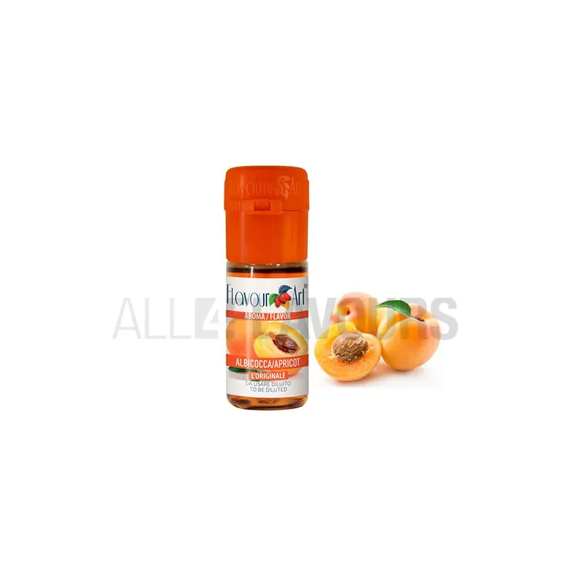 Aroma vapeo albaricoque 10 ml de la marca Italiana Flavour art Aroma vapeo albaricoque 10 ml de la marca Italiana Flavour art