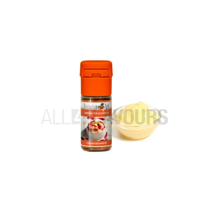 Aroma vapeo crema bavara 10 ml de la marca Italiana Flavour art Aroma vapeo crema bavara 10 ml de la marca Italiana Flavour art