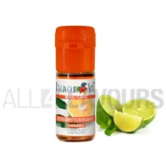 Aroma vapeo lima bergamot 10 ml de la marca Italiana Flavour art