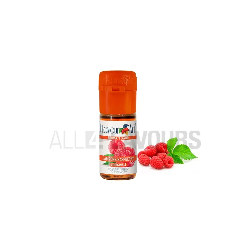 Aroma vapeo frambuesa 10 ml de la marca Italiana Flavour art Aroma vapeo frambuesa 10 ml de la marca Italiana Flavour art